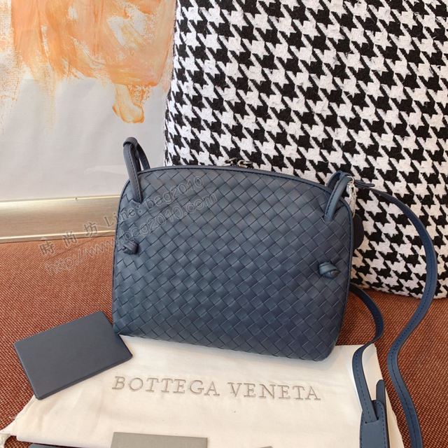 Bottega Veneta女包 寶緹嘉19新款編織胎皮郵差包 BV拉鏈繩結單肩斜挎女包 steny包  gxz1108